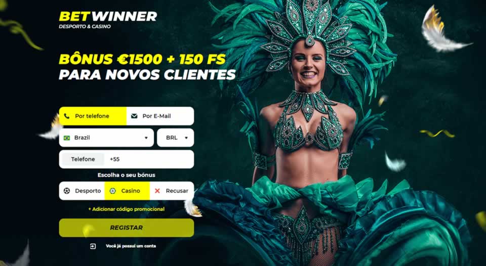 Cadastre e ganhe bonus para jogar
